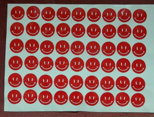 Smiley face stickers - smiley, lots