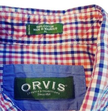 Orvis Preppy Mens XL Orange