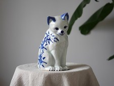 Vintage Oriental Blue and