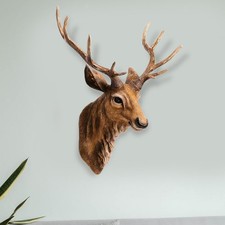 Wall Mounted Deer Head Plaque