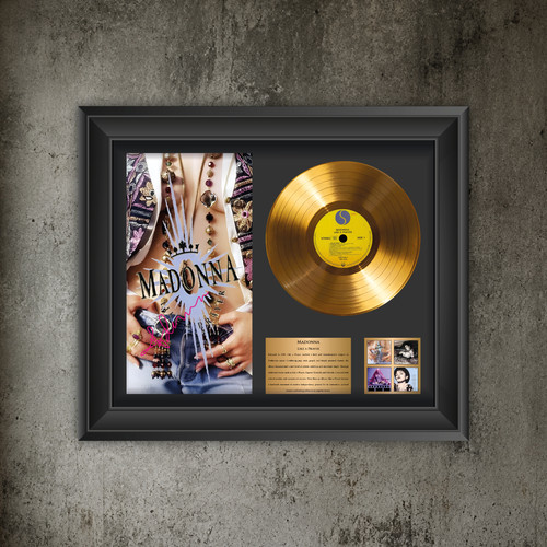 Madonna gold record display - madonna,