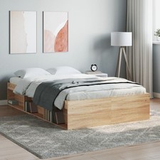Bed Frame Sonoma Oak 120x190cm
