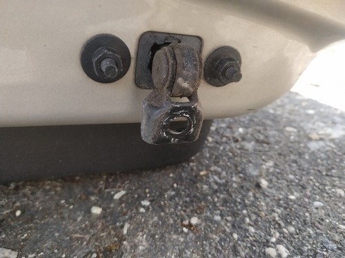 Rear left door check - ,