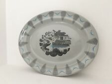 RARE! 1950s ERIC RAVILIOUS Travel Liner Oval Platter for Wedgwood Art Deco