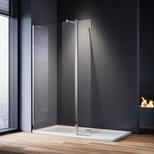 Wet room walk shower - wet, in