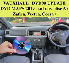 VAUXHALL   DVD90 UPDATE DVD MAPS 2019 - sat nav  disc A /Zafira, Vectra, Corsa /
