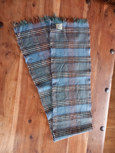 Vintage tartan men scarf - tartan, 70%
