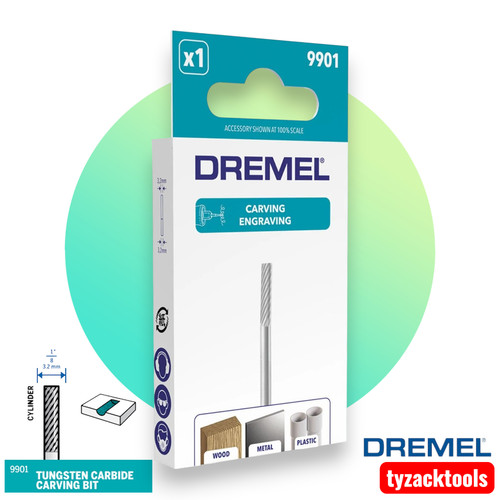 Dremel 9901 2mm - 9901, tungsten
