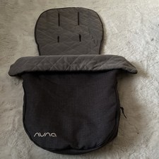  Nuna Mixx Next Pushchair Buggy Stroller Footmuff Cosy Toes  dark brown tweed 