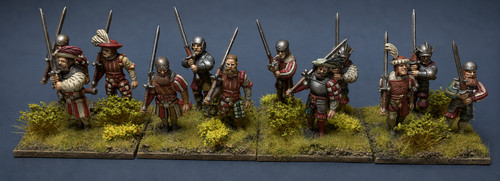 28mm painted pike and - painted,