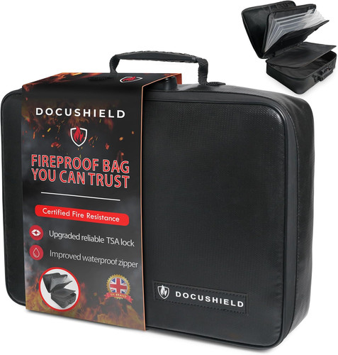 Fireproof document box water - fireproof, |