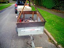 Tipping Trailer 102 Erde - With Lockable Cover - Wheel Clamp - Hitch Lock