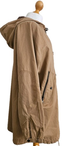 Zara tan brown parka jacket - zara,