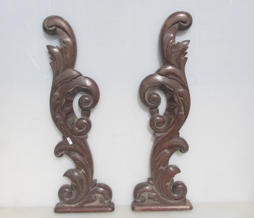 Antique carved wooden - carved,