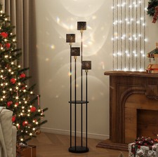 Modern Floor Lamp with Shelf