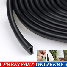 5M Car Door Boot Edge Protector Strip Trim U Shape Guard Seal Rubber Black UK