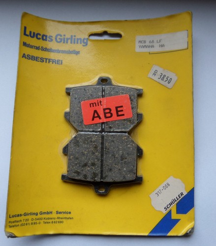 Brake pads rear - ,
