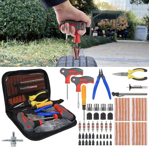 Emergency tyre puncture repair - emergency,