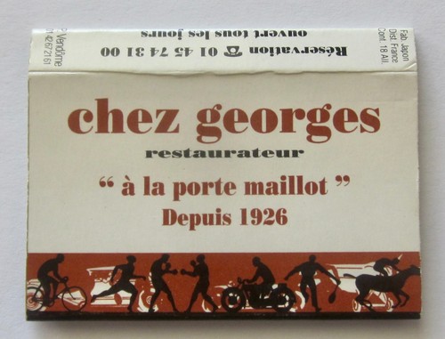 Chez georges restaurant a la - georges, "a