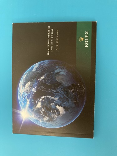 Rolex service booklet - service,