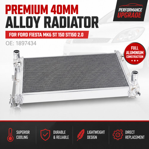 Premium 40mm alloy radiator - alloy,