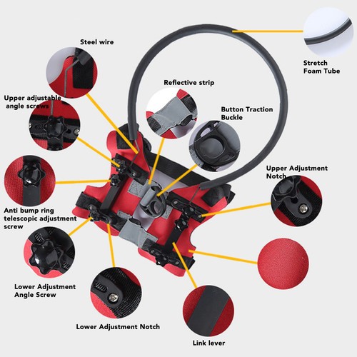 Adjustable blind dog halo - blind,