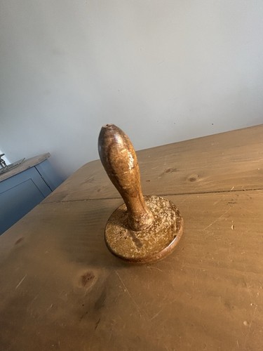 Antique solid wood wooden sock - wood,