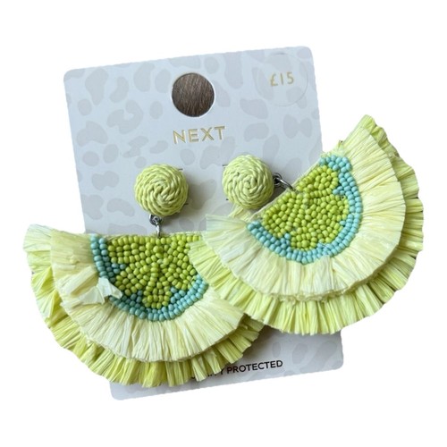 Next yellow green - blue, beaded