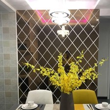 32X Glass Mirror Tiles Set