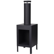 100cm matt black square - matt,