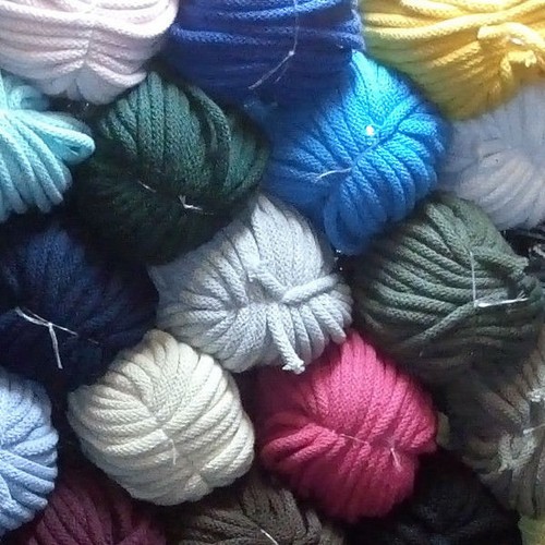 Cotton cushion drawstring - cotton,