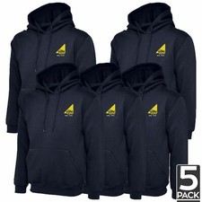 5 PACK Personalised Embroidered GAS SAFE REGISTER Logo Uniform Workwear Hoodies 