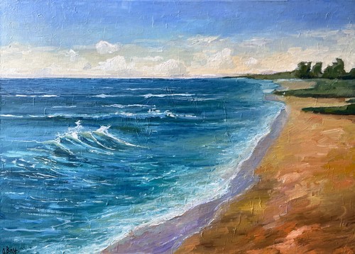 Michigan painting original - michigan, art