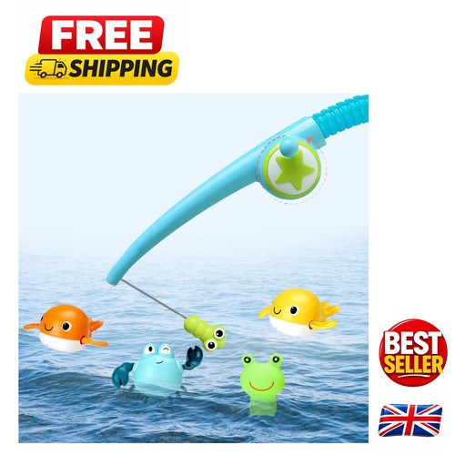 Toddler fishing game - fishing, with
