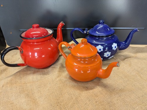 Set vintage enamel - set, 3