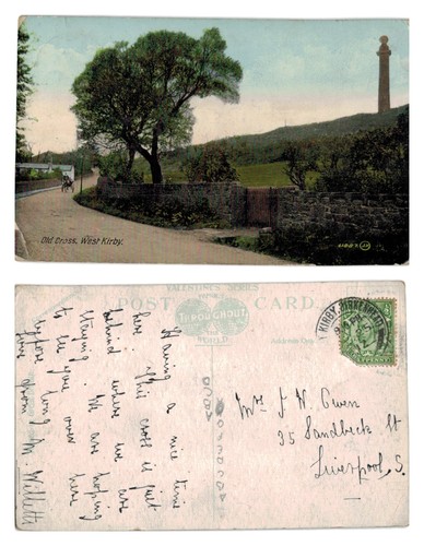 Vintage postcard old cross - -,