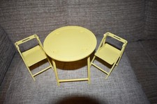 Vintage Barbie Magic Van Campervan 1988 Replacement Original Table and Chairs