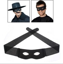 Black Masquerade mask,Highway man,Dick Turpin,Zorro,Fancy dress,parties