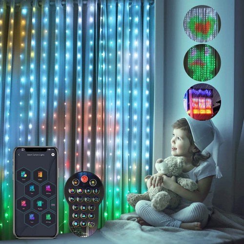 4040rgb smart led curtain - ,