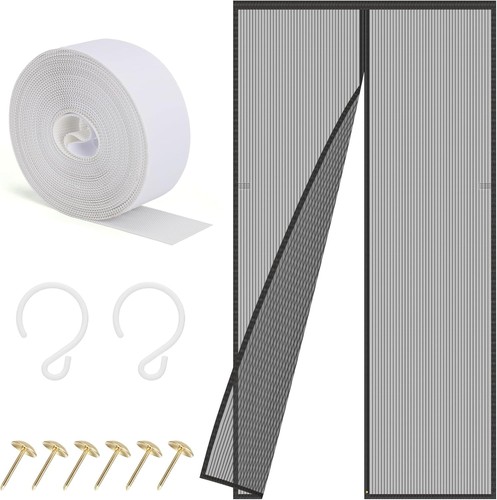 Magnetic screen door - magnetic, door,