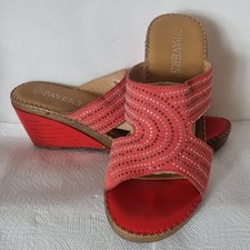 PAVERS LADIES SUEDE WEDGE HEEL