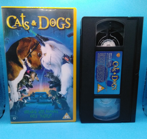 Cats dogs vhs pal video - cats,