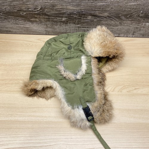 Trapper hat cap buckle green - cap,
