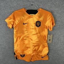 Netherlands Holland Football Full Kit Unisex Child 6-7 Years / XL 122-128cm NEW