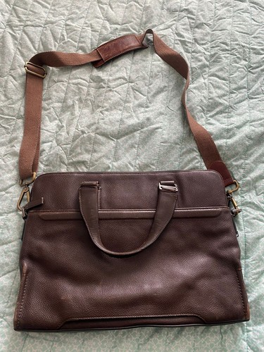 Tumi leather briefcases very