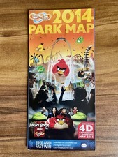Thorpe Park 2014 Map - Excellent Condition