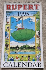 Unused Rupert Bear Calendar
