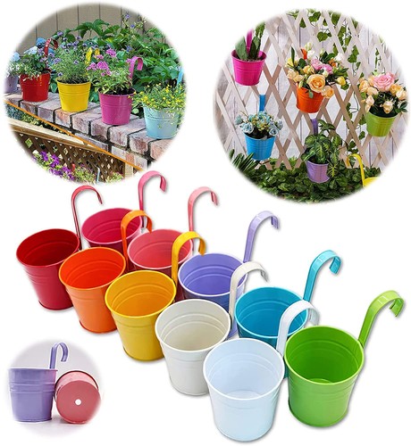 Colour metal garden flower - 10,