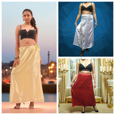 Elegant satin petticoat skirt - petticoat,