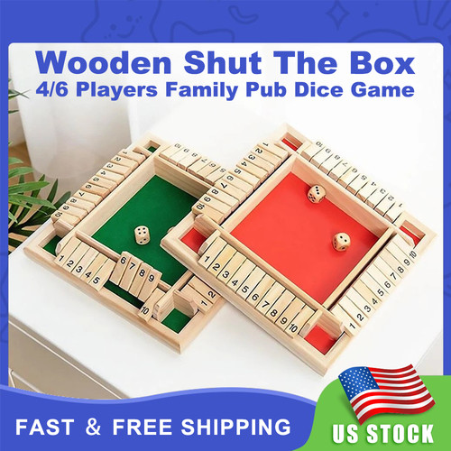 Wooden dice board game - dice,